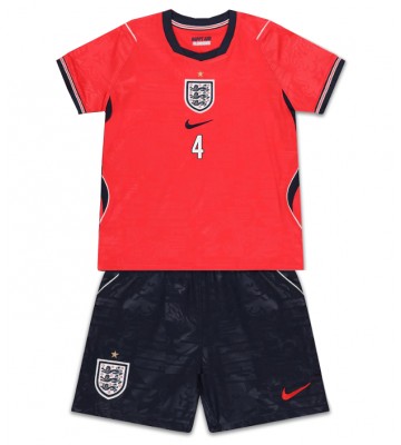 England Declan Rice #4 Udebanetrøje Børn VM 2026 Kortærmet (+ Korte bukser)